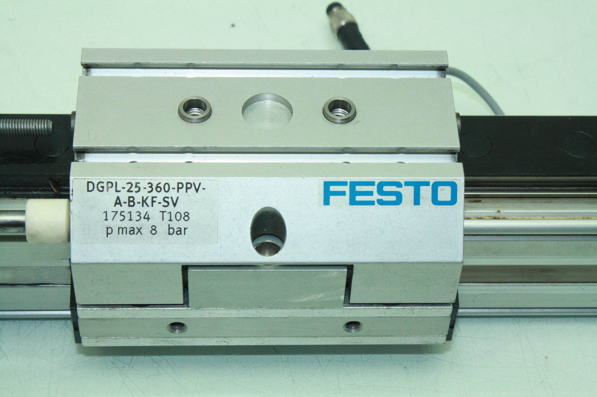 Festo DGPL-25-360-PPV-A-B-KF-SV Rodless Cylinder Guided Air Linear ...