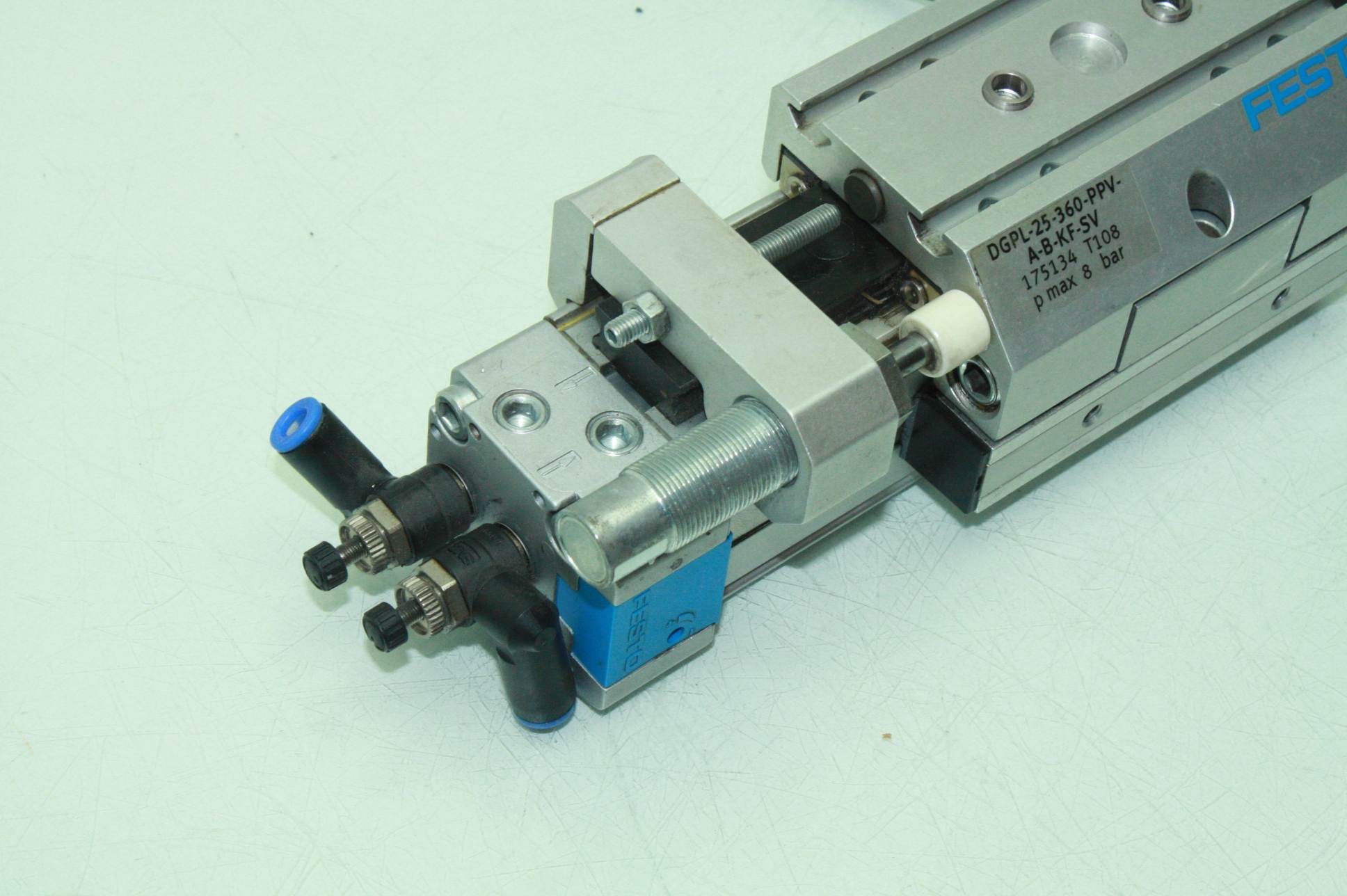 Festo DGPL-25-360-PPV-A-B-KF-SV Rodless Cylinder Guided Air Linear ...