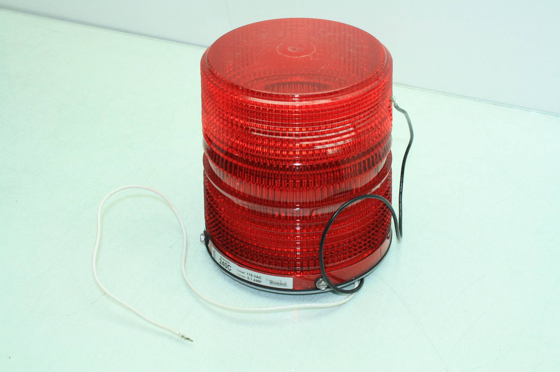 New Star Warning Systems Flange Mount 110V Red Safety Strobe Light | eBay