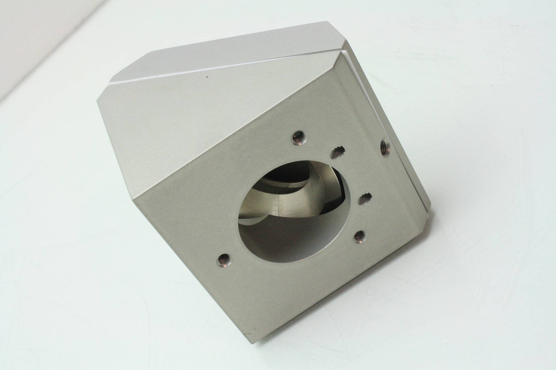 Machine Aluminum Right Angle Laser Lens Housing 2