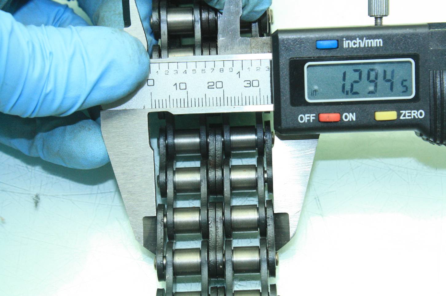 New Tsubaki Double Roller Chain 36" L Double Gear Sprocket Chain / 13/