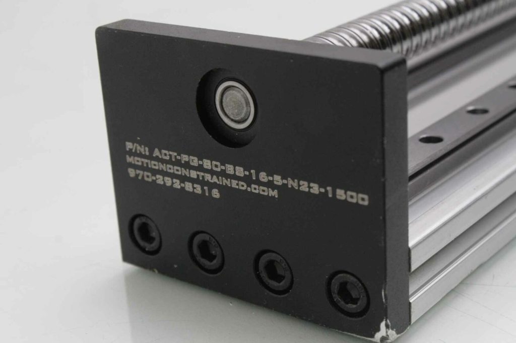 Motion Constrained Ball Screw Linear Actuator ACTPG80BS165N23